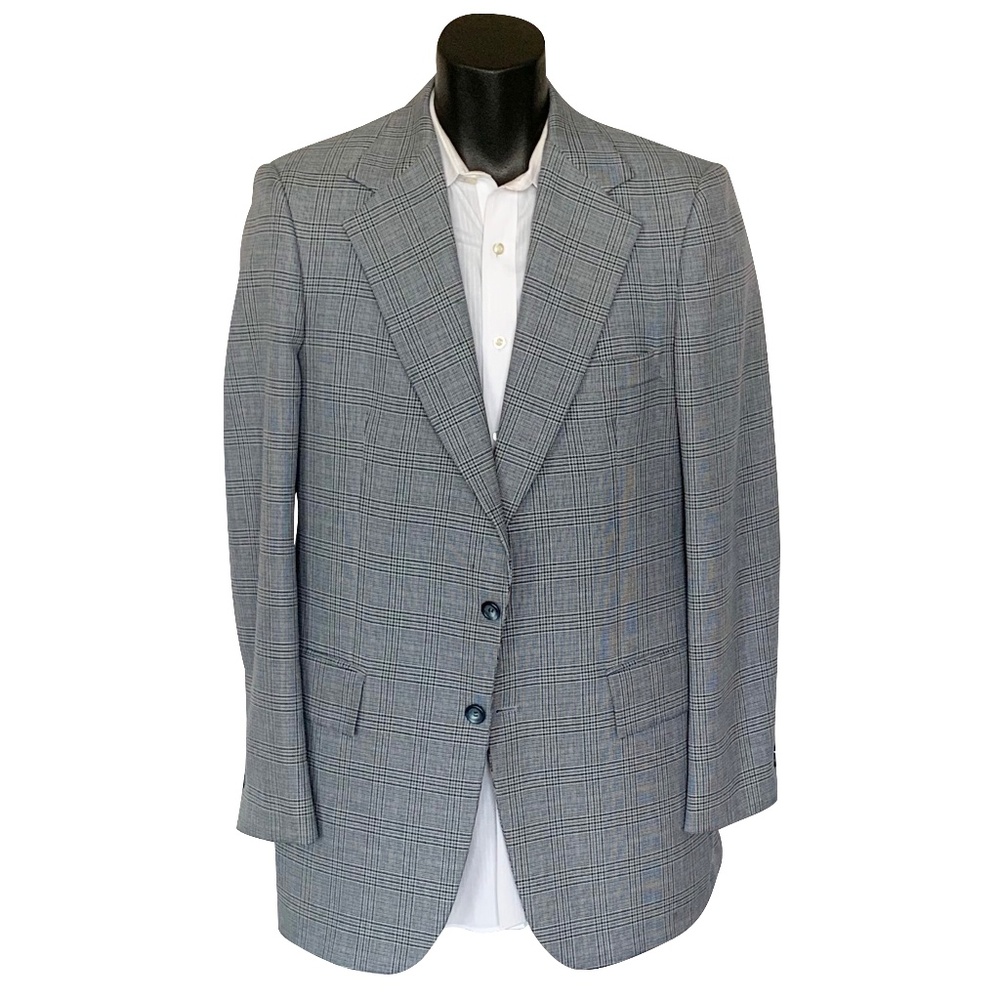 Botany 500 Vintage Navy, Teal & Gold Sports Jacket